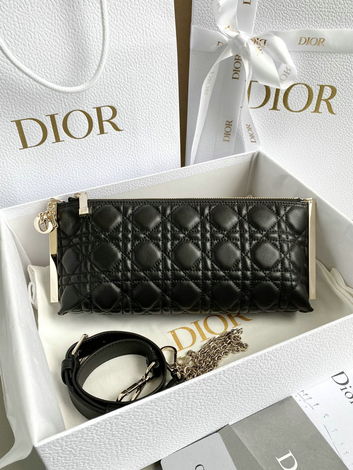 Dior Cannage Lambskin Club Bag Black M2252