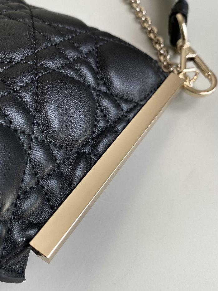 Dior Cannage Lambskin Club Bag Black M2252