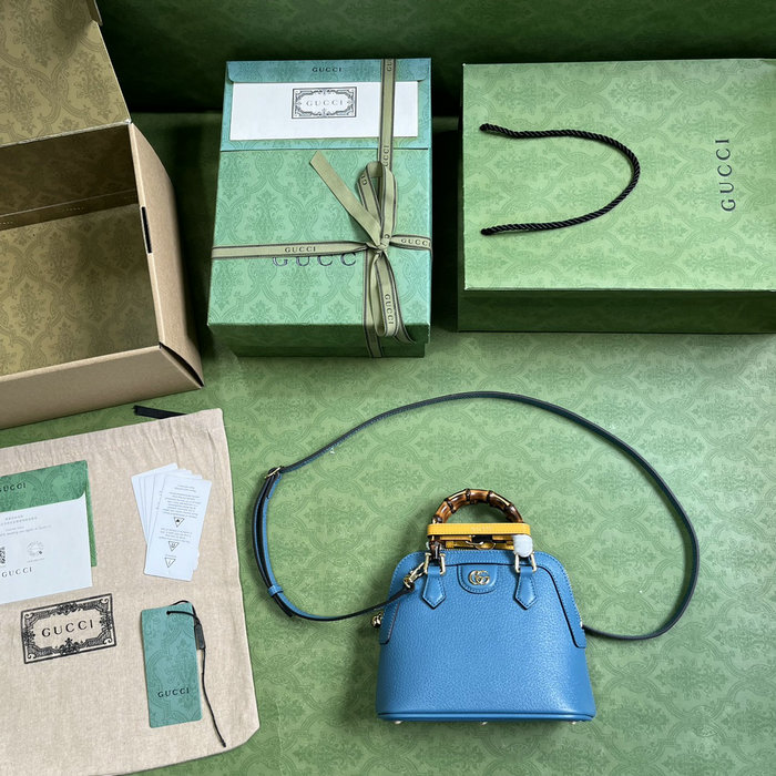 Gucci Diana mini tote bag Blue 715775