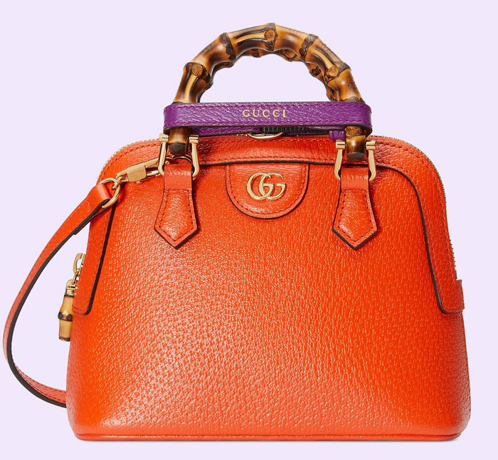 Gucci Diana mini tote bag Orange 715775