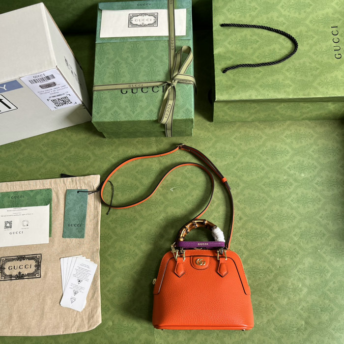 Gucci Diana mini tote bag Orange 715775