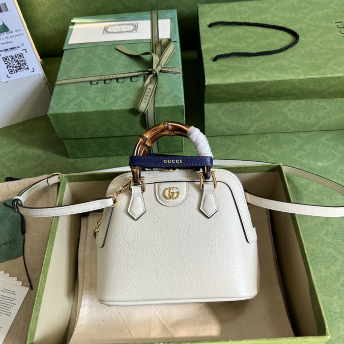 Gucci Diana mini tote bag White 715775