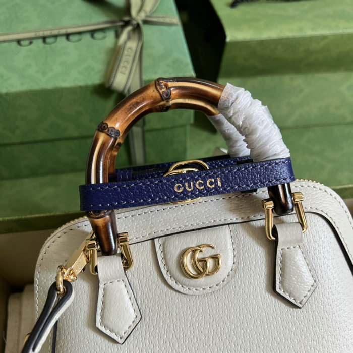 Gucci Diana mini tote bag White 715775