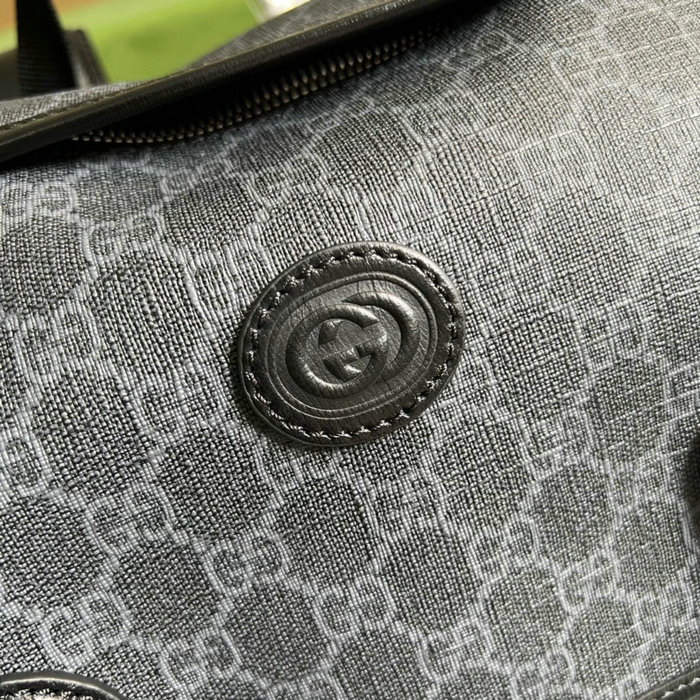 Gucci Medium backpack with Interlocking G Black 696013