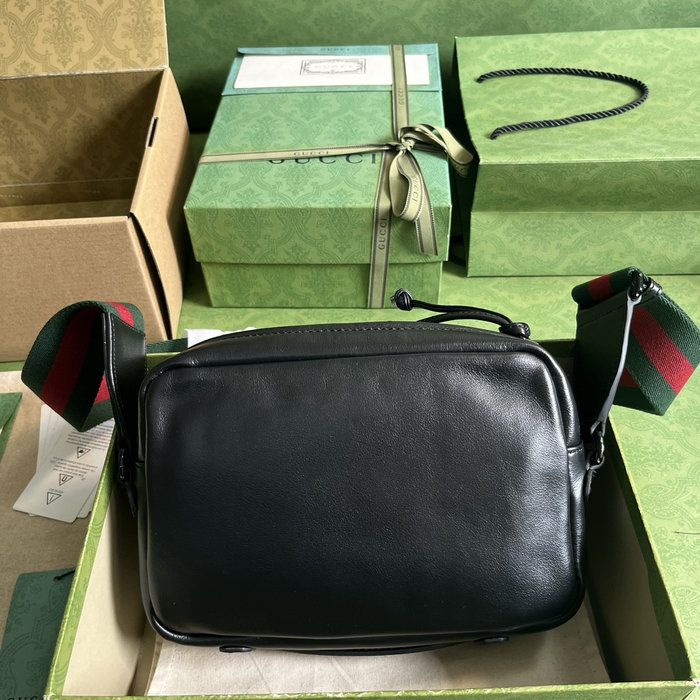 Gucci Shoulder bag with tonal Double G Black 725696