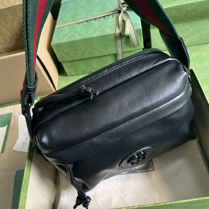 Gucci Shoulder bag with tonal Double G Black 725696