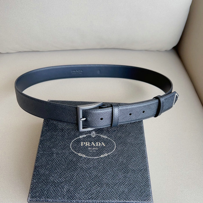 Prada 34mm Leather Belt PB051001