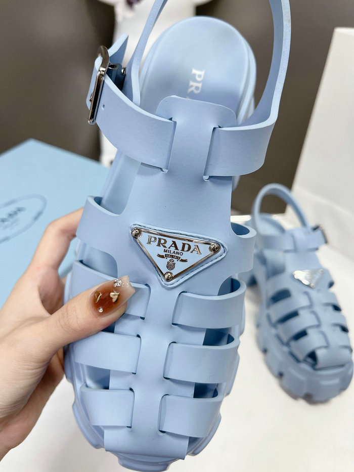 Prada Foam rubber sandals Blue SDP051402