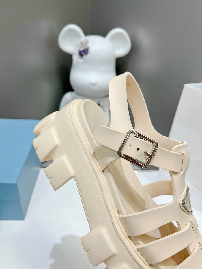 Prada Foam rubber sandals Cream SDP051402