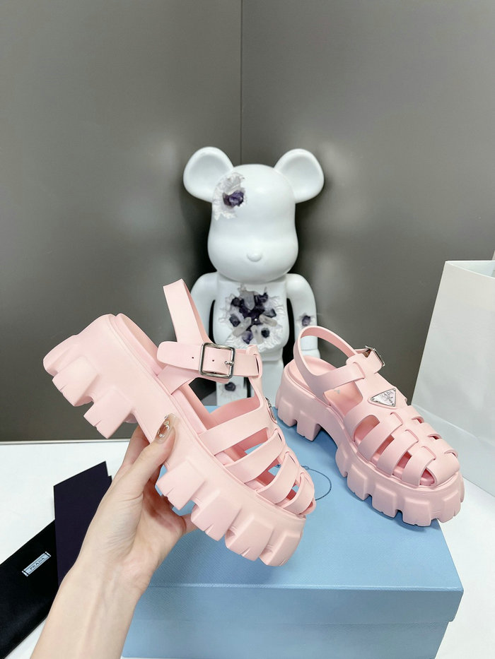 Prada Foam rubber sandals Pink SDP051402