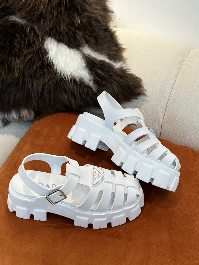 Prada Foam rubber sandals White SDP051402