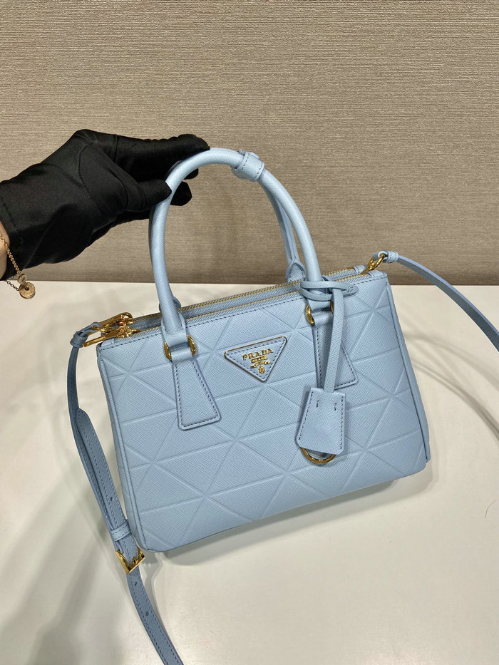 Prada Saffiano leather handbag Blue 1BA896