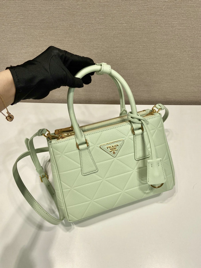 Prada Saffiano leather handbag Green 1BA896