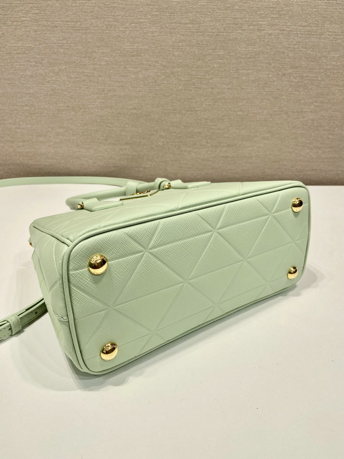 Prada Saffiano leather handbag Green 1BA896