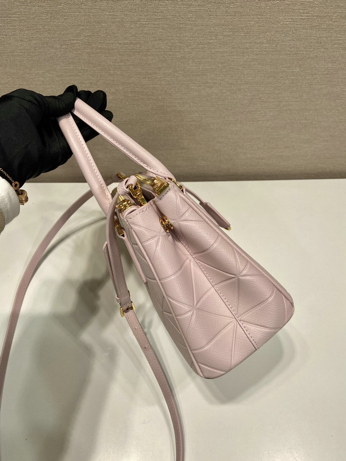 Prada Saffiano leather handbag Pink 1BA896