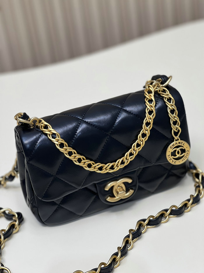 Small Chanel Flap Bag Black AS4012