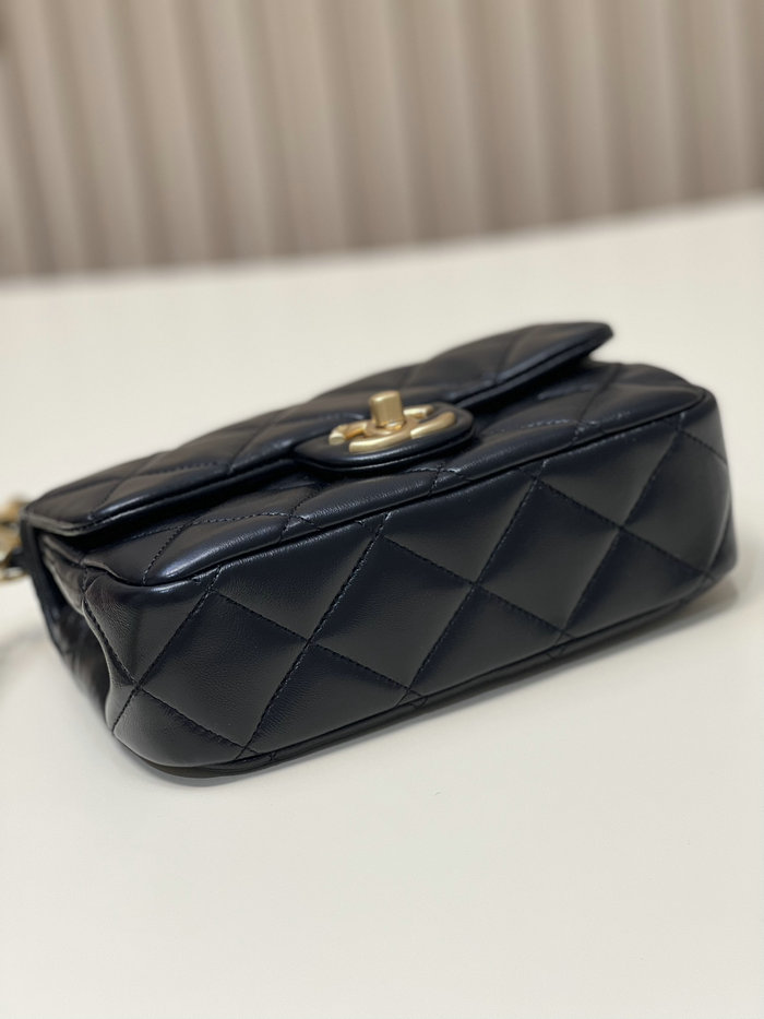 Small Chanel Flap Bag Black AS4012