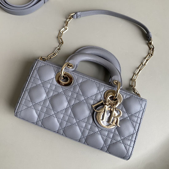 Small LADY D-JOY BAG Grey D3380