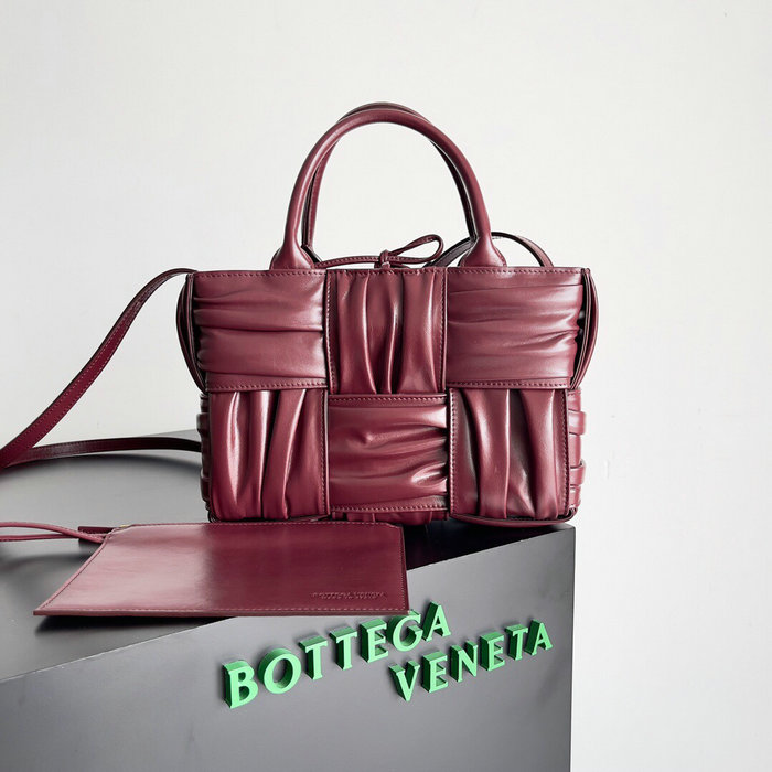 Bottega Veneta Mini Arco Tote Bag Burgundy B729042