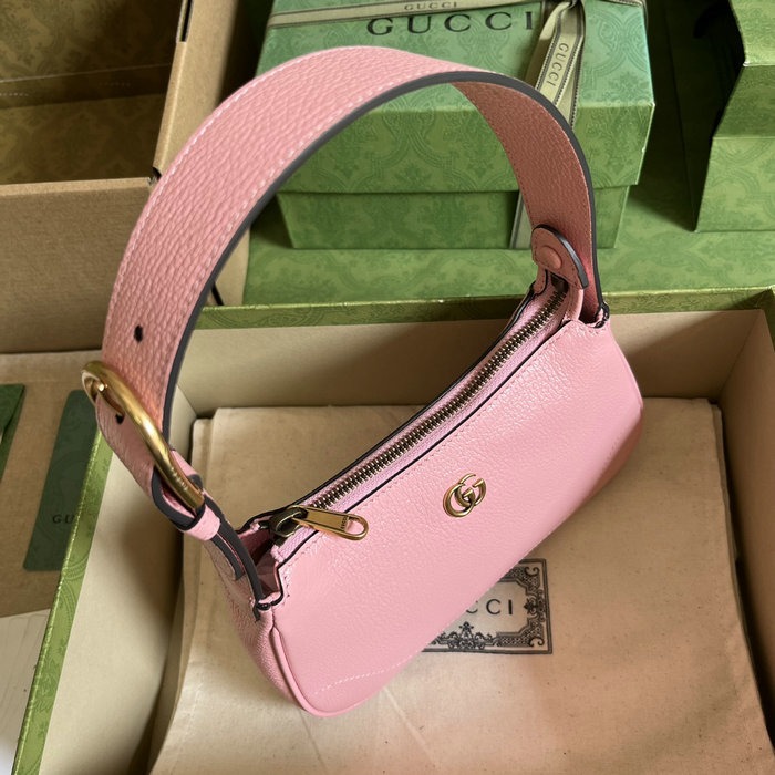 Gucci Aphrodite Mini Shoulder Bag Light Pink 739076