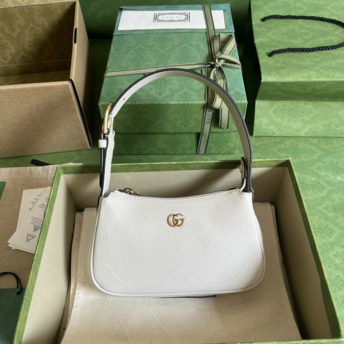 Gucci Aphrodite Mini Shoulder Bag White 739076