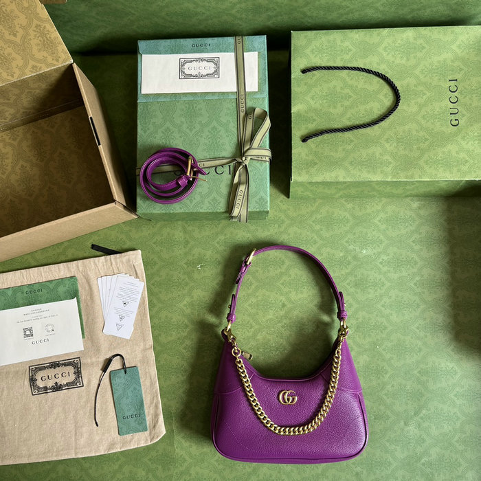 Gucci Aphrodite Small Shoulder Bag Purple 731817