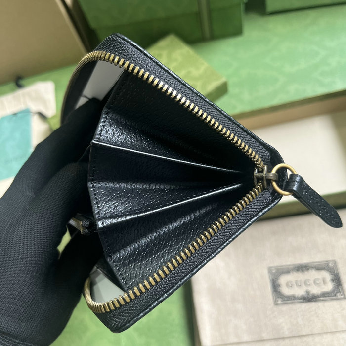 Gucci Diana Continental Wallet Black 658634