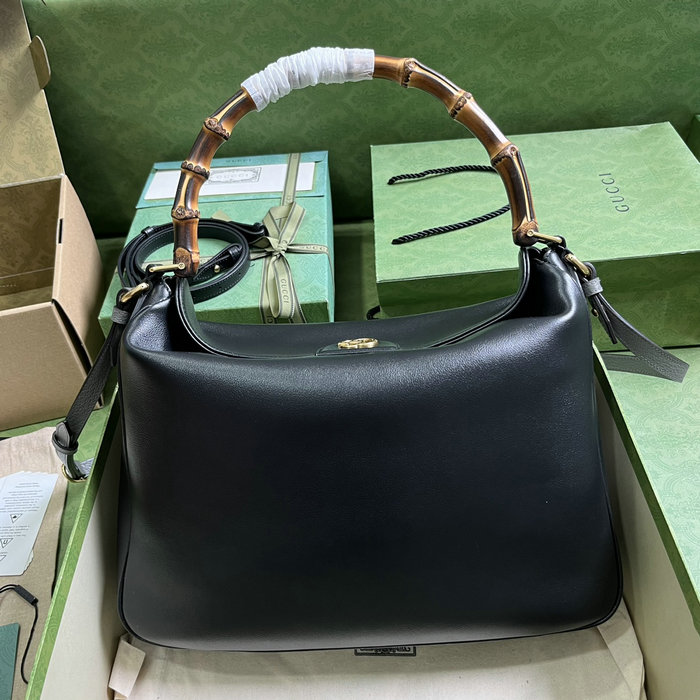 Gucci Diana Large Shoulder Bag Black 746245