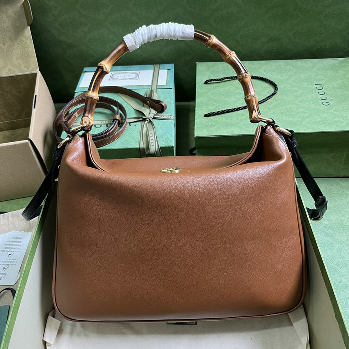 Gucci Diana Large Shoulder Bag Brown 746245