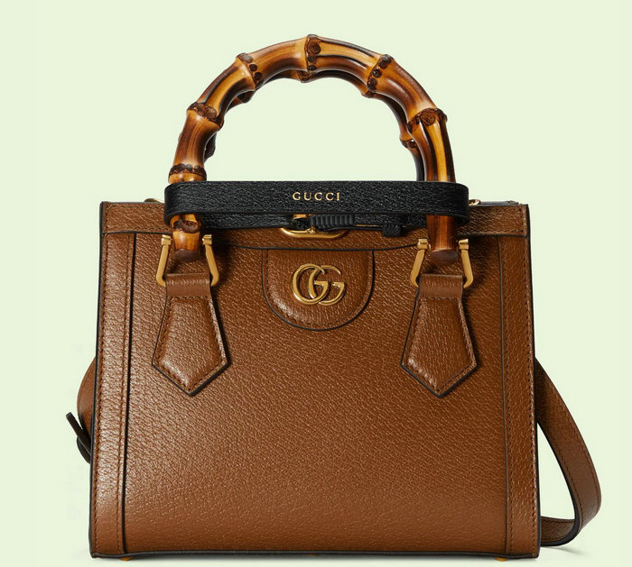 Gucci Diana Mini Tote Bag Brown 702732