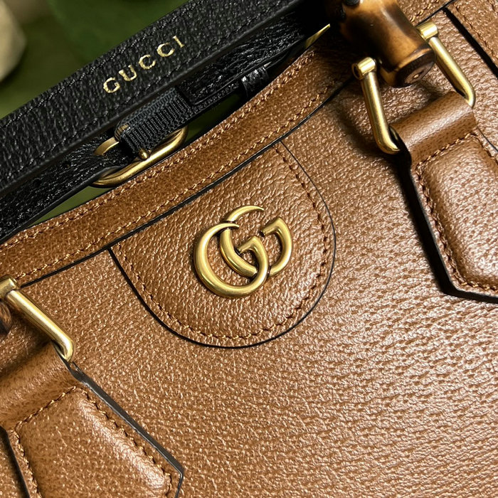 Gucci Diana Mini Tote Bag Brown 702732