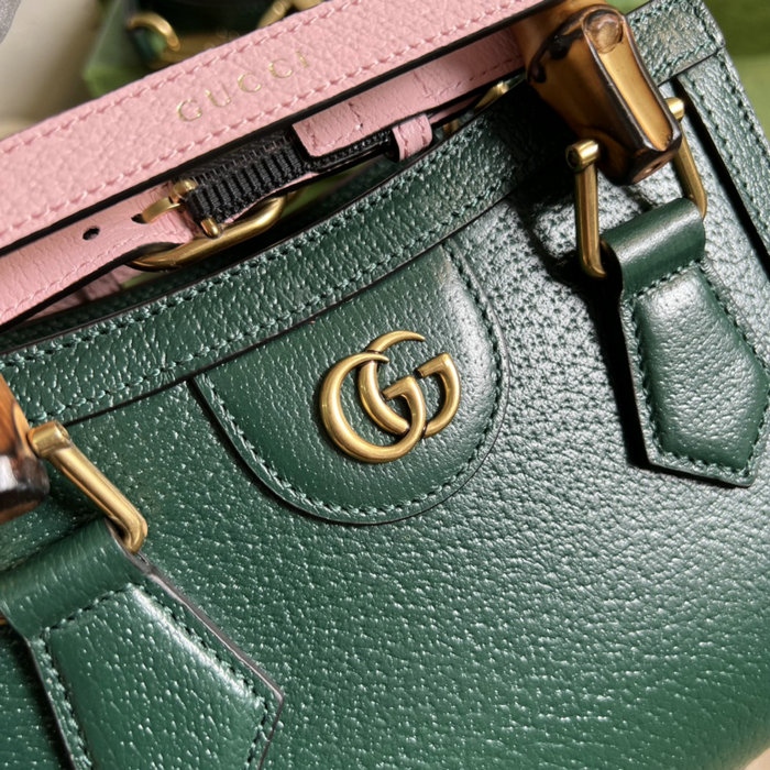 Gucci Diana Mini Tote Bag Green 702732