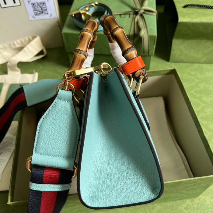 Gucci Diana Mini Tote Bag Light Blue 702732