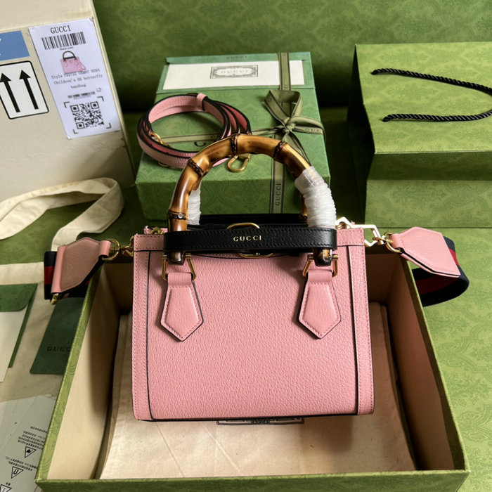 Gucci Diana Mini Tote Bag Pink 702732