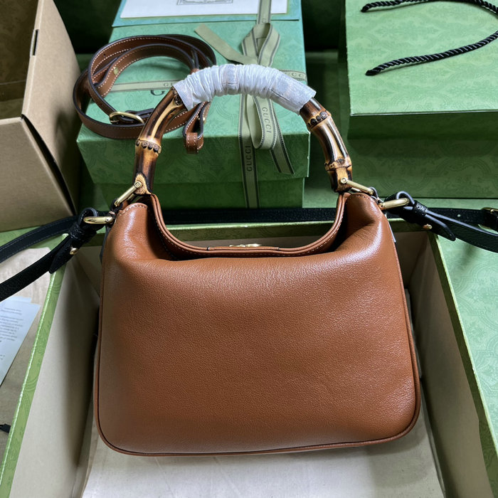 Gucci Diana Small Shoulder Bag Brown 746251