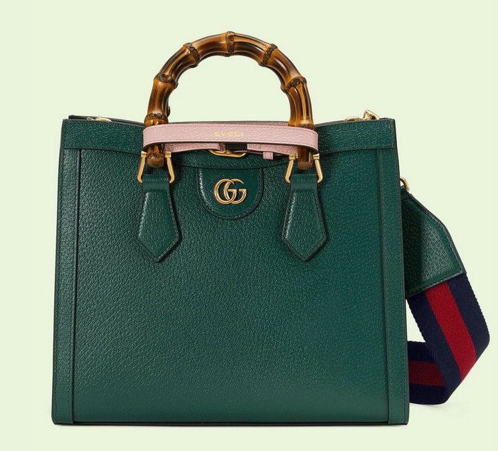 Gucci Diana Small Tote Bag Green 702721