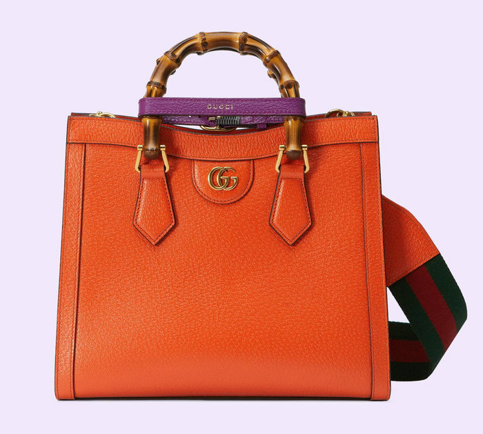 Gucci Diana Small Tote Bag Orange 702721