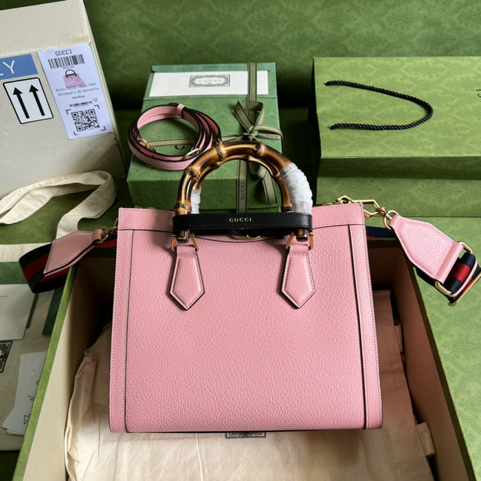 Gucci Diana Small Tote Bag Pink 702721