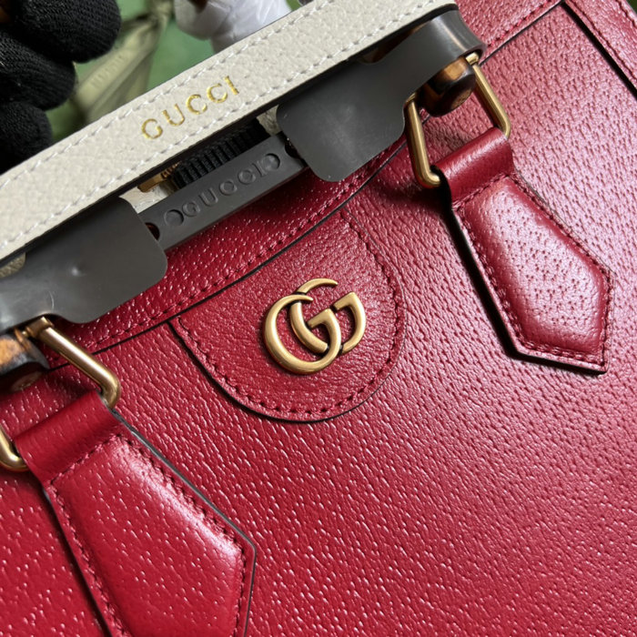 Gucci Diana Small Tote Bag Red 702721