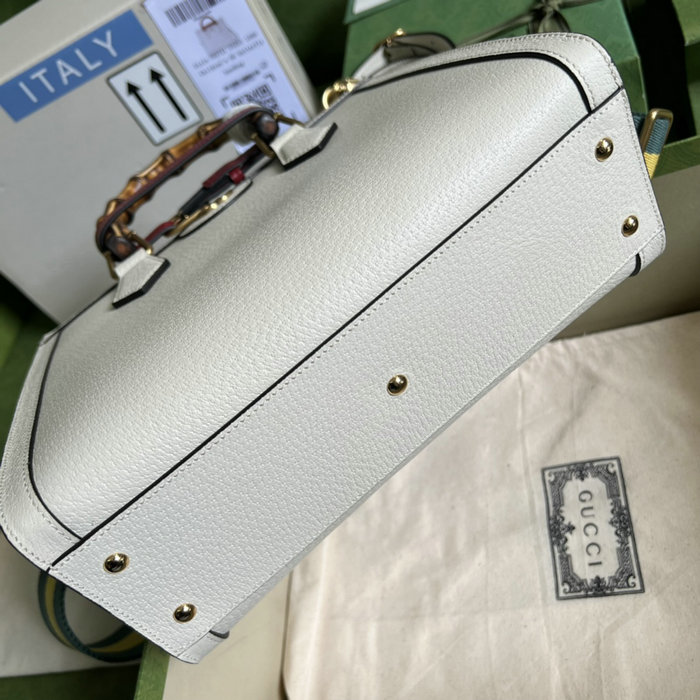 Gucci Diana Small Tote Bag White 702721