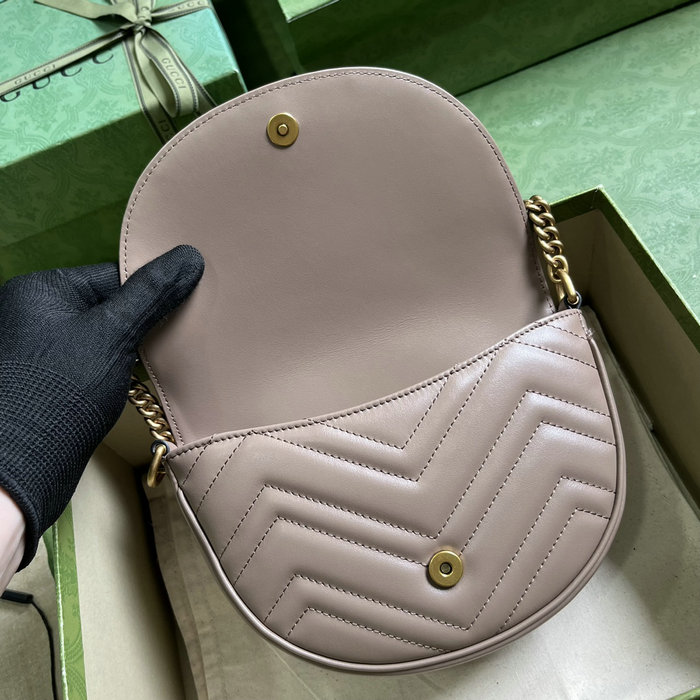 Gucci GG Marmont Matelasse Chain Mini Bag Pink 746431