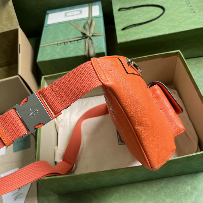 Gucci Jumbo GG Belt Bag Orange 645093