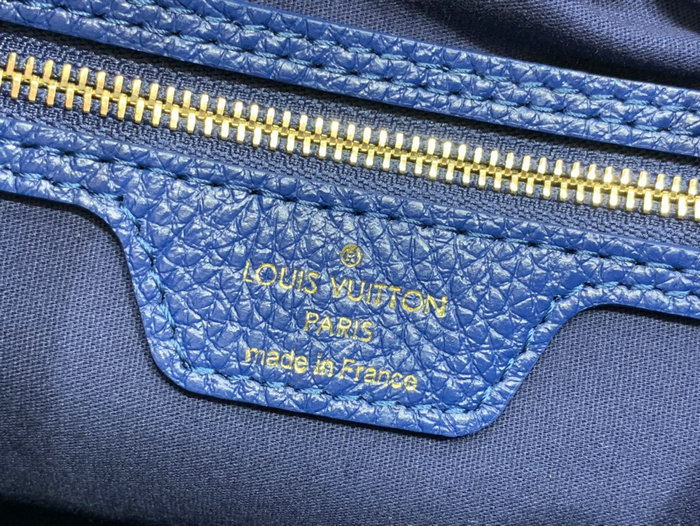 Louis Vuitton Boulogne Shoulder Bag Blue M95225