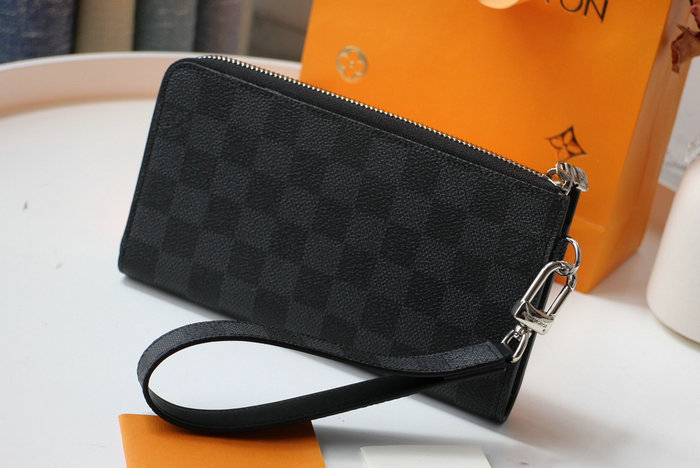 Louis Vuitton Damier Graphite Zippy Dragonne N60379