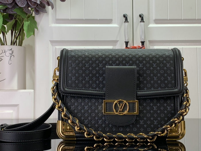 Louis Vuitton Dauphine MM Black M22276