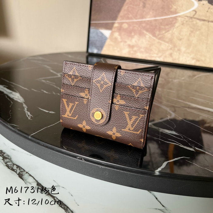 Louis Vuitton Monogram Canvas Wallet Pink M61731