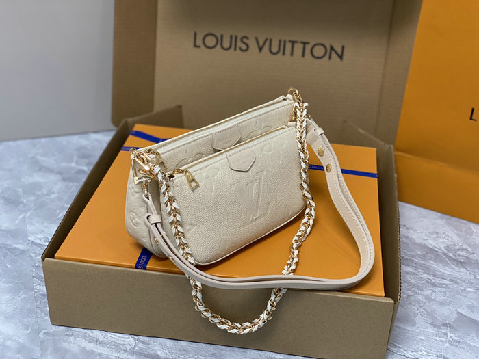 Louis Vuitton Multi Pochette Accessoires Cream M46568