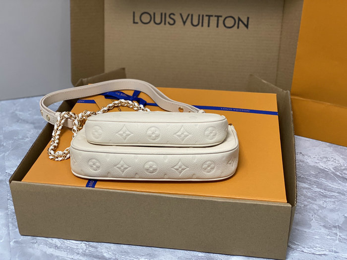 Louis Vuitton Multi Pochette Accessoires Cream M46568