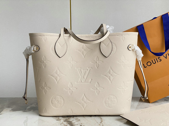 Louis Vuitton Neverfull MM Cream M46676