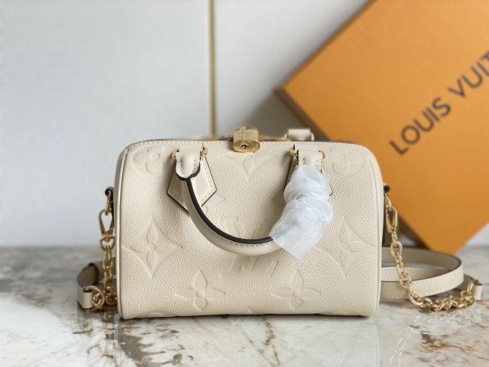 Louis Vuitton Speedy Bandouliere 20 Cream M58954